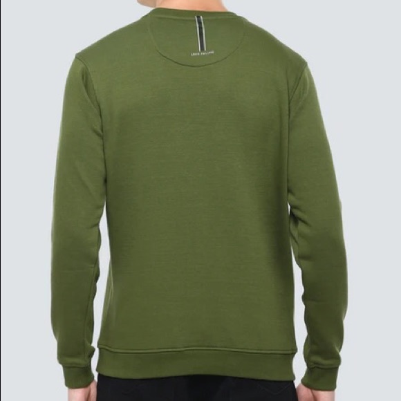 NWOT Louis Philippe Olive Sweatshirt - Picture 3 of 12